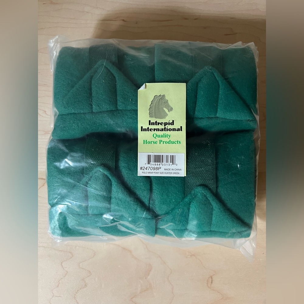 Intrepid International Polo Wrap Pony Size Hunter Green